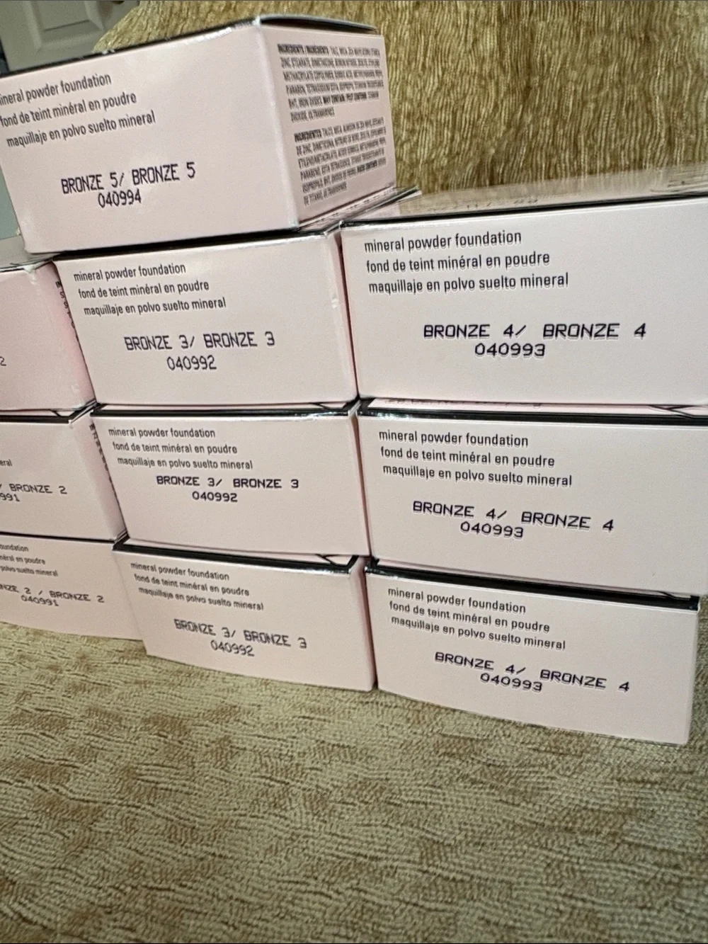 Mary Kay Mineral Powder Foundation - Beige 2 and Bronze 2,3,4,5,(Pink Boxes)